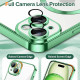 Techsuit iPhone 15 - Luxury Crystal MagSafe - Θήκη Σιλικόνης - Light Green