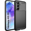 Techsuit Samsung Galaxy A55 5G - CarbonFiber - Θήκη Σιλικόνης - Black