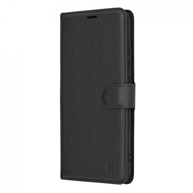 Techsuit Xiaomi Redmi 13C 4G / 13C 5G / Poco M6 5G / C65 - Leather Folio - Θήκη Πορτοφόλι από Δερματίνη με Stand - Black