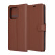 Techsuit Xiaomi Redmi 13C 4G / 13C 5G / Poco M6 5G / C65 - Leather Folio - Θήκη Πορτοφόλι από Δερματίνη με Stand - Brown