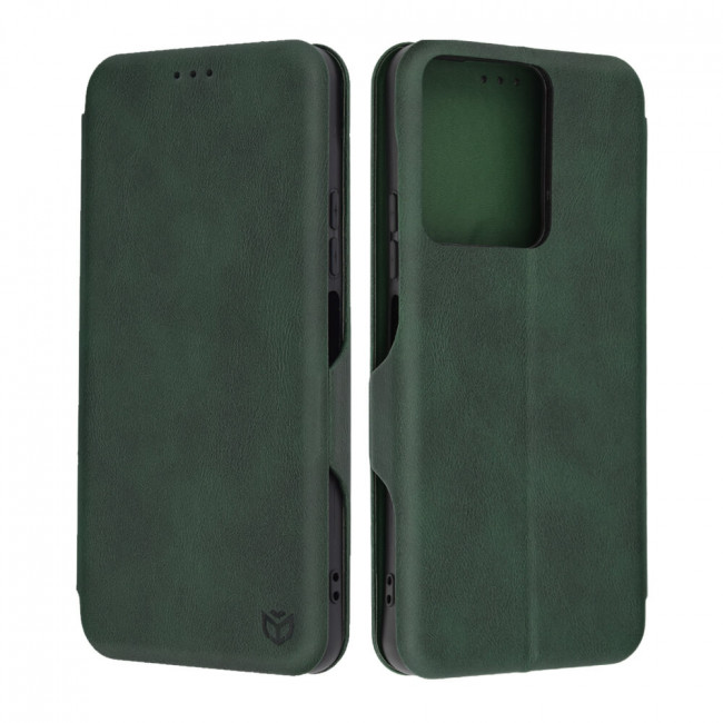 Techsuit Xiaomi Redmi 13C 4G / 13C 5G / Poco M6 5G / C65 - Safe Wallet Plus - Θήκη Βιβλίο - Green