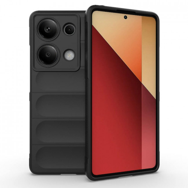 Techsuit Xiaomi Redmi Note 13 Pro 4G / Poco M6 Pro 4G Magic Shield Θήκη Σιλικόνης TPU - Black