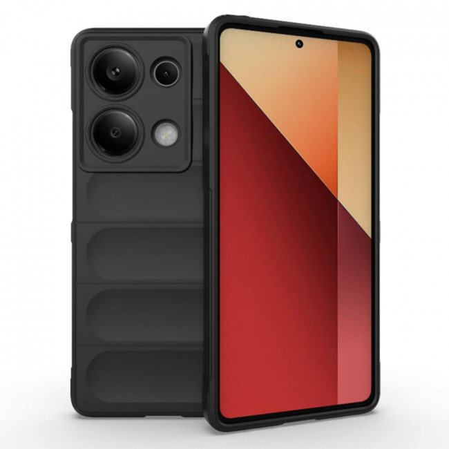 Techsuit Xiaomi Redmi Note 13 Pro 5G / Poco X6 5G Magic Shield Θήκη Σιλικόνης TPU - Black