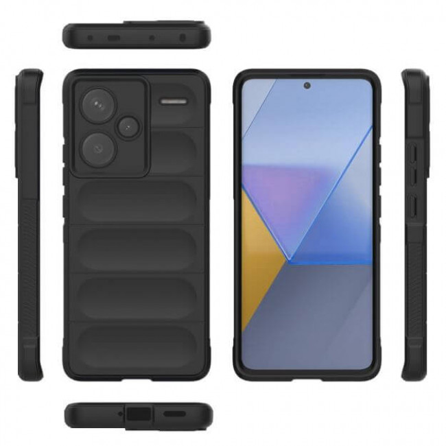 Techsuit Xiaomi Redmi Note 13 Pro+ 5G Magic Shield Θήκη Σιλικόνης TPU - Black