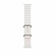 Techsuit Λουράκι Apple Watch 2 / 3 / 4 / 5 / 6 / 7 / 8 / 9 / 10 / SE - 38 / 40 / 41 / 42 mm Watchband W038 Σιλικόνης - White