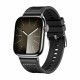 Techsuit Λουράκι Apple Watch 2 / 3 / 4 / 5 / 6 / 7 / 8 / 9 / 10 / SE - 38 / 40 / 41 / 42 mm Watchband Σιλικόνης W051 - Black