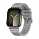 Techsuit Λουράκι Apple Watch 2 / 3 / 4 / 5 / 6 / 7 / 8 / 9 / 10 / SE - 38 / 40 / 41 / 42 mm Watchband Σιλικόνης W051 - Gray