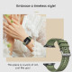 Techsuit Λουράκι Apple Watch 2 / 3 / 4 / 5 / 6 / 7 / 8 / 9 / SE / SE 2 / Ultra / Ultra 2 - 42 / 44 / 45 / 49 mm Watchband Σιλικόνης W051 - Green