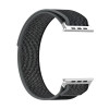 Techsuit Λουράκι Apple Watch 4 / 5 / 6 / 7 / 8 / 9 / 10 / SE / ULTRA 1 / ULTRA 2 - 44 / 45 / 46 / 49 mm Watchband W039 Nylon - Black / Gray