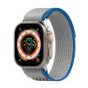 Techsuit Λουράκι Apple Watch 4 / 5 / 6 / 7 / 8 / 9 / 10 / SE / ULTRA 1 / ULTRA 2 - 44 / 45 / 46 / 49 mm Watchband W039 Nylon - Blue / Gray