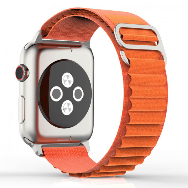 Techsuit Λουράκι Apple Watch 2 / 3 / 4 / 5 / 6 / 7 / 8 / 9 / SE / SE 2 - 38 / 40 / 41 mm Watchband W037 Nylon - Orange