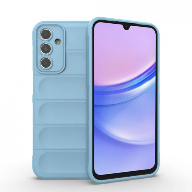 Techsuit Samsung Galaxy A15 4G / A15 5G Magic Shield Θήκη Σιλικόνης TPU - Blue