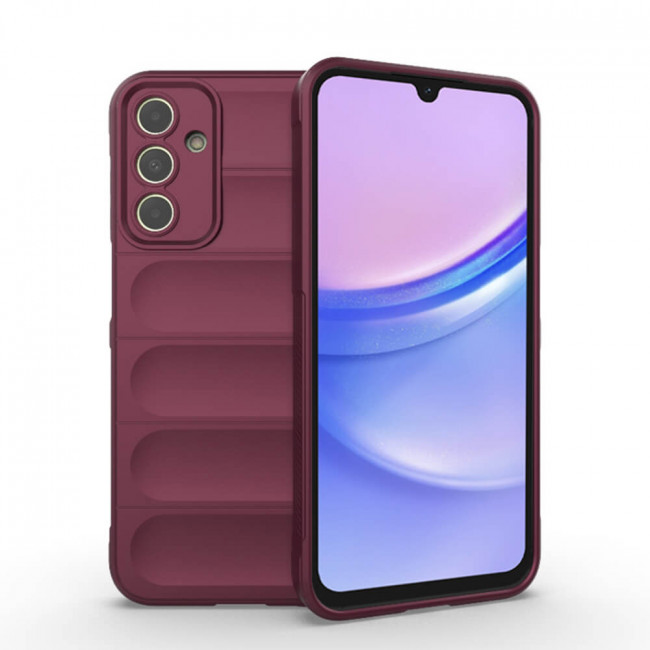 Techsuit Samsung Galaxy A15 4G / A15 5G Magic Shield Θήκη Σιλικόνης TPU - Bordeaux