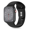 Tech-Protect Λουράκι Apple Watch 4 / 5 / 6 / 7 / 8 / 9 / 10 / SE - 40 / 41 / 42 mm Silicone Σιλικόνης - Black