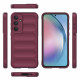 Techsuit Samsung Galaxy A35 5G Magic Shield Θήκη Σιλικόνης TPU - Bordeaux