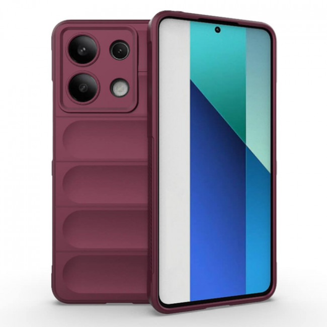 Techsuit Xiaomi Redmi Note 13 4G Magic Shield Θήκη Σιλικόνης TPU - Bordeaux