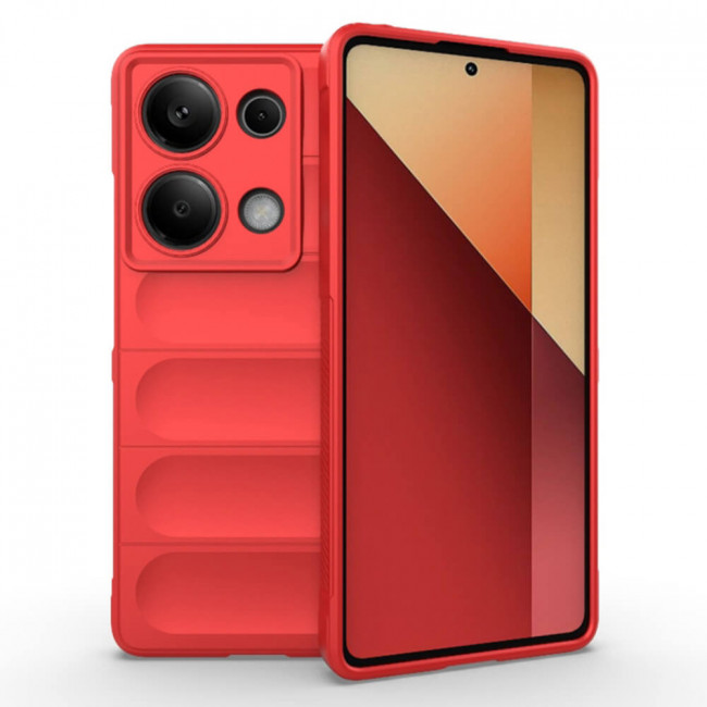 Techsuit Xiaomi Redmi Note 13 Pro 4G / Poco M6 Pro 4G Magic Shield Θήκη Σιλικόνης TPU - Red