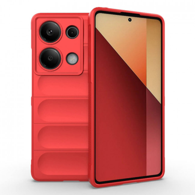 Techsuit Xiaomi Redmi Note 13 Pro 5G / Poco X6 5G Magic Shield Θήκη Σιλικόνης TPU - Red