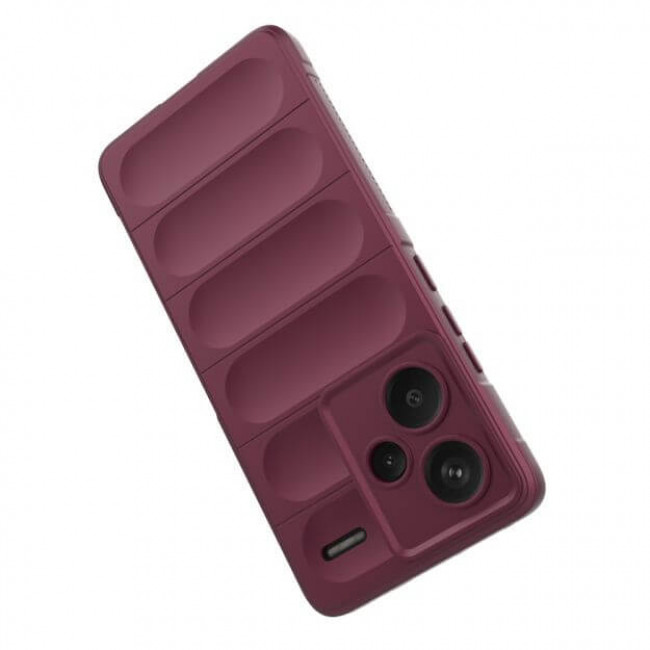 Techsuit Xiaomi Redmi Note 13 Pro+ 5G Magic Shield Θήκη Σιλικόνης TPU - Bordeaux