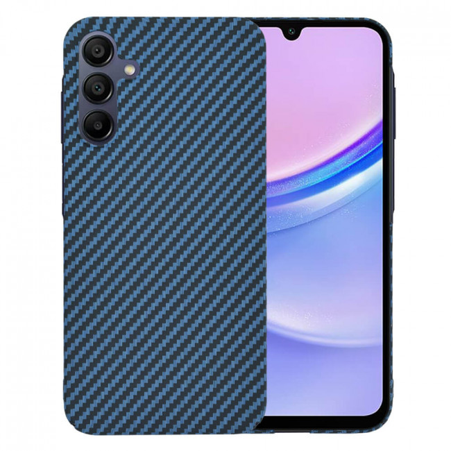 Techsuit Samsung Galaxy A15 4G / A15 5G Σκληρή Θήκη Carbonite FiberShell - Cyan