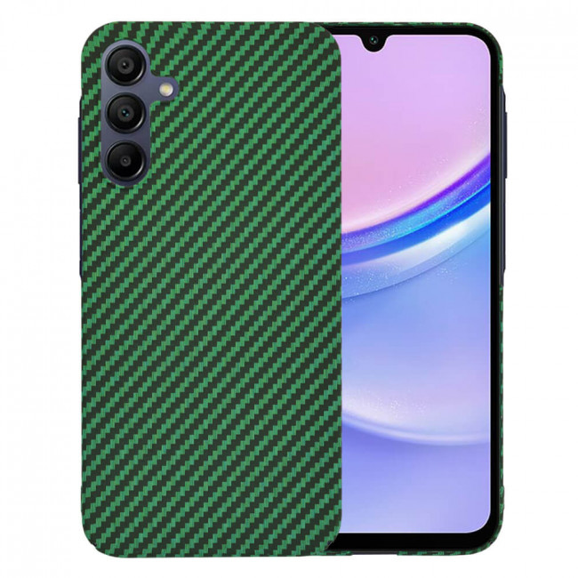 Techsuit Samsung Galaxy A15 4G / A15 5G Σκληρή Θήκη Carbonite FiberShell - Green