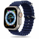 Tech-Protect Λουράκι Apple Watch 2 / 3 / 4 / 5 / 6 / 7 / 8 / 9 / SE / SE 2 / ULTRA / ULTRA 2 - 42 / 44 / 45 / 49 mm IconBand Pro Λαστιχένιο - Midnight Blue