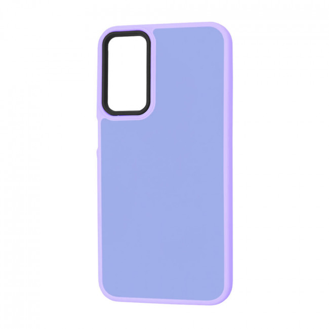 Techsuit Samsung Galaxy A25 5G - HaloFrost Series - Σκληρή Θήκη με Πλαίσιο Σιλικόνης - Light Purple