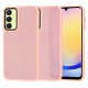 Techsuit Samsung Galaxy A25 5G - HaloFrost Series - Σκληρή Θήκη με Πλαίσιο Σιλικόνης - Pink