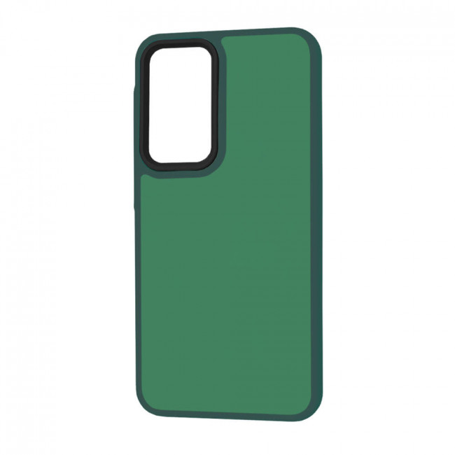 Techsuit Samsung Galaxy A35 5G - HaloFrost Series - Σκληρή Θήκη με Πλαίσιο Σιλικόνης - Midnight Green