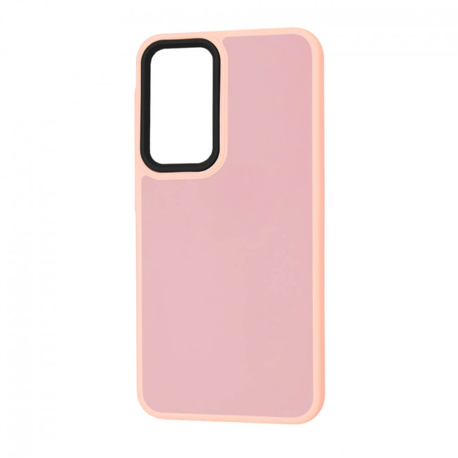 Techsuit Samsung Galaxy A35 5G - HaloFrost Series - Σκληρή Θήκη με Πλαίσιο Σιλικόνης - Pink