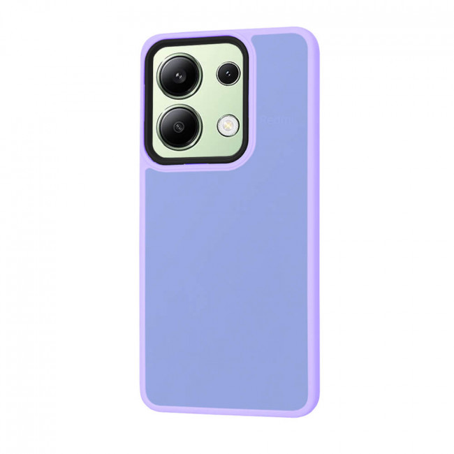 Techsuit Xiaomi Redmi Note 13 4G - HaloFrost Series - Σκληρή Θήκη με Πλαίσιο Σιλικόνης - Light Purple