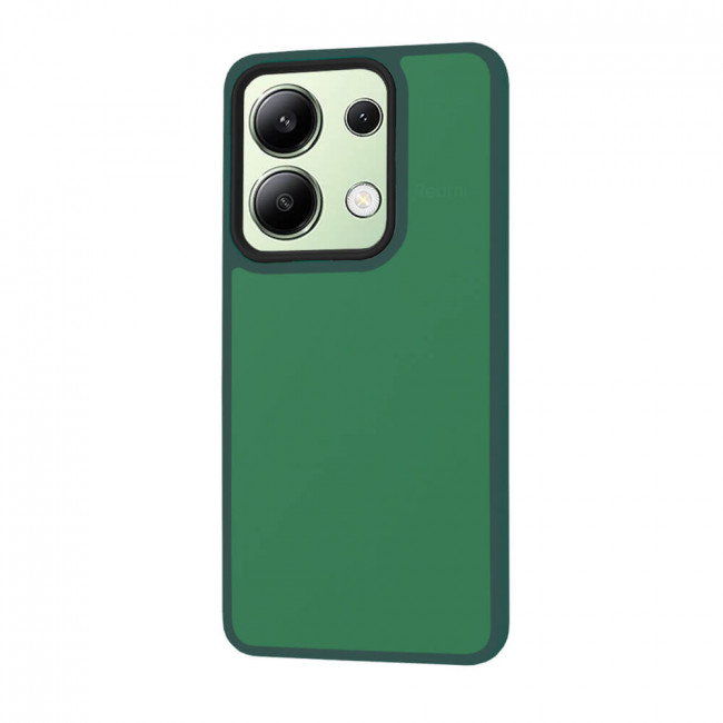 Techsuit Xiaomi Redmi Note 13 4G - HaloFrost Series - Σκληρή Θήκη με Πλαίσιο Σιλικόνης - Midnight Green