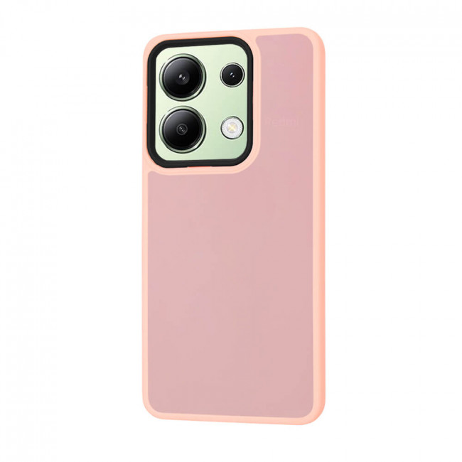 Techsuit Xiaomi Redmi Note 13 4G - HaloFrost Series - Σκληρή Θήκη με Πλαίσιο Σιλικόνης - Pink