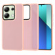 Techsuit Xiaomi Redmi Note 13 4G - HaloFrost Series - Σκληρή Θήκη με Πλαίσιο Σιλικόνης - Pink