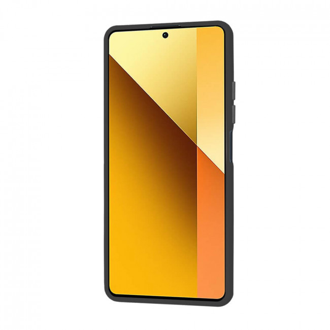 Techsuit Xiaomi Redmi Note 13 5G - HaloFrost Series - Σκληρή Θήκη με Πλαίσιο Σιλικόνης - Black