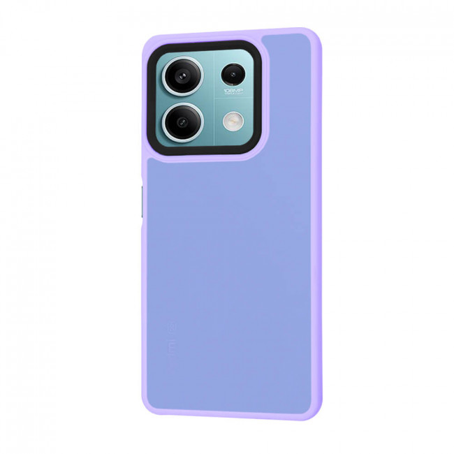 Techsuit Xiaomi Redmi Note 13 5G - HaloFrost Series - Σκληρή Θήκη με Πλαίσιο Σιλικόνης - Light Purple