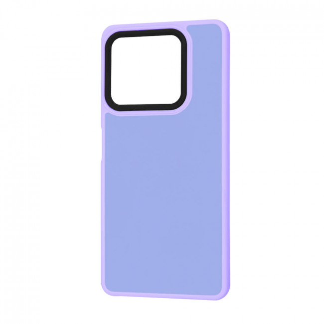 Techsuit Xiaomi Redmi Note 13 5G - HaloFrost Series - Σκληρή Θήκη με Πλαίσιο Σιλικόνης - Light Purple