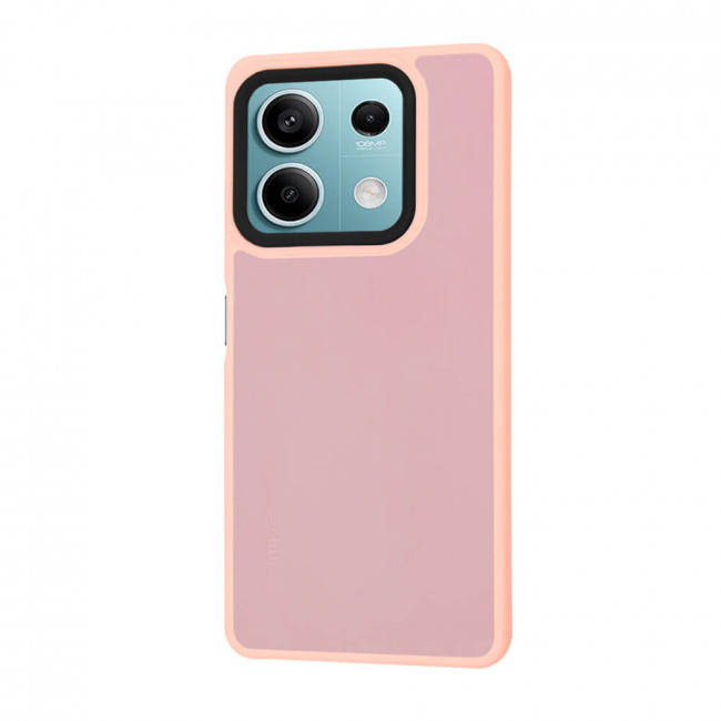 Techsuit Xiaomi Redmi Note 13 5G - HaloFrost Series - Σκληρή Θήκη με Πλαίσιο Σιλικόνης - Pink