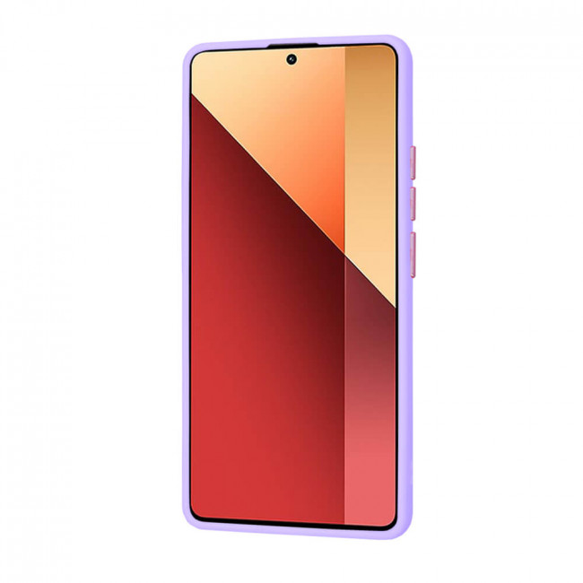 Techsuit Xiaomi Redmi Note 13 Pro 4G / Poco M6 Pro 4G - HaloFrost Series - Σκληρή Θήκη με Πλαίσιο Σιλικόνης - Light Purple