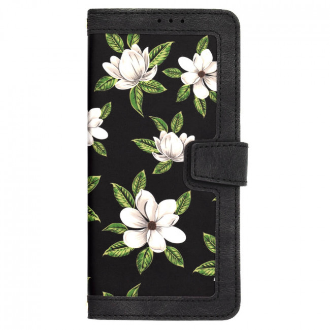 Techsuit Samsung Galaxy A15 4G / A15 5G - FlipCraft - Θήκη Βιβλίο από Δερματίνη - Flowers of the Dawn