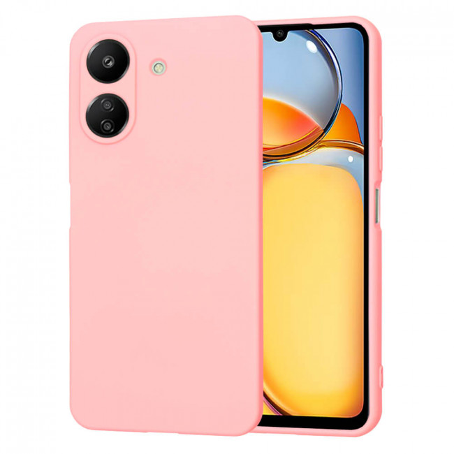 Techsuit Xiaomi Redmi 13C 4G / Poco C65 SoftFlex Θήκη Σιλικόνης - Chalk Pink