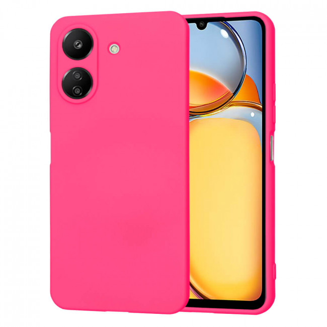 Techsuit Xiaomi Redmi 13C 4G / Poco C65 SoftFlex Θήκη Σιλικόνης - Hot Pink