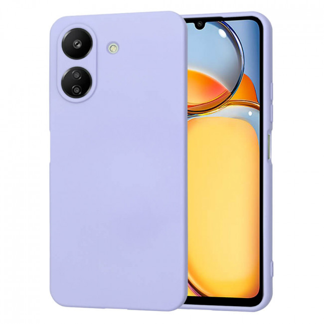 Techsuit Xiaomi Redmi 13C 4G / Poco C65 SoftFlex Θήκη Σιλικόνης - Light Purple