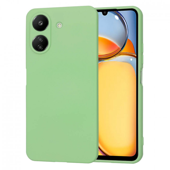 Techsuit Xiaomi Redmi 13C 4G / Poco C65 SoftFlex Θήκη Σιλικόνης - Mint Green