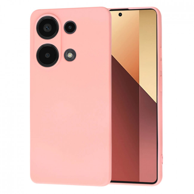 Techsuit Xiaomi Redmi Note 13 Pro 4G / Poco M6 Pro 4G SoftFlex Θήκη Σιλικόνης - Chalk Pink