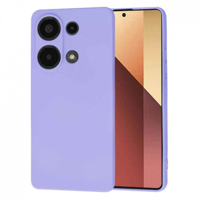 Techsuit Xiaomi Redmi Note 13 Pro 4G / Poco M6 Pro 4G SoftFlex Θήκη Σιλικόνης - Light Purple