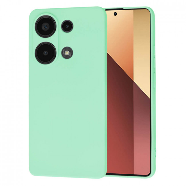 Techsuit Xiaomi Redmi Note 13 Pro 4G / Poco M6 Pro 4G SoftFlex Θήκη Σιλικόνης - Mint Green