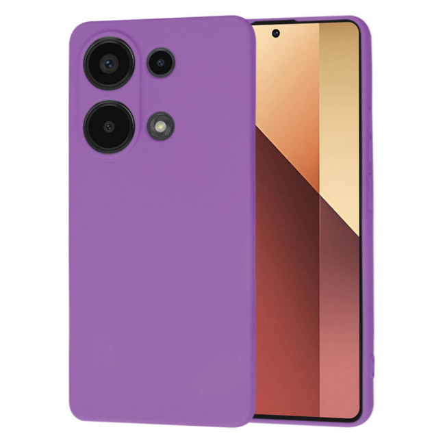 Techsuit Xiaomi Redmi Note 13 Pro 4G / Poco M6 Pro 4G SoftFlex Θήκη Σιλικόνης - Purple