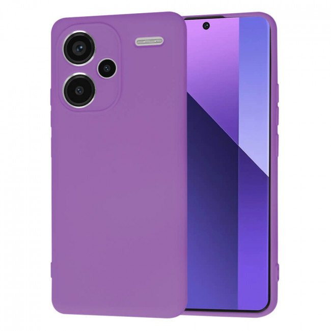 Techsuit Xiaomi Redmi Note 13 Pro+ 5G SoftFlex Θήκη Σιλικόνης - Purple