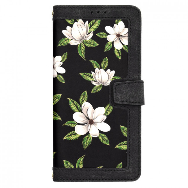 Techsuit Xiaomi Redmi Note 13 4G - FlipCraft - Θήκη Βιβλίο από Δερματίνη - Flowers of the Dawn